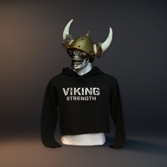 Viking Strength Cropped Hoodie