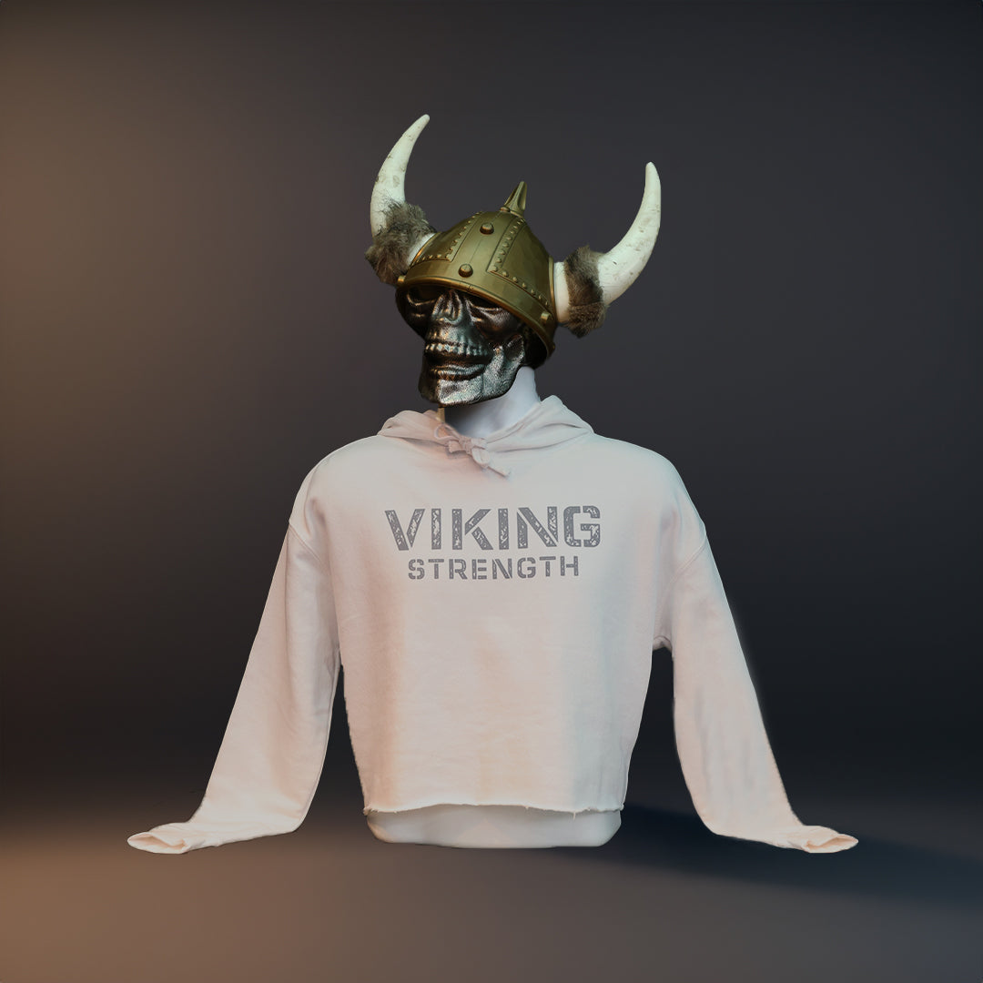 Viking Strength Cropped Hoodie